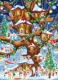 Elves Treehouse, Randy Wollenmann (1000pcs)
