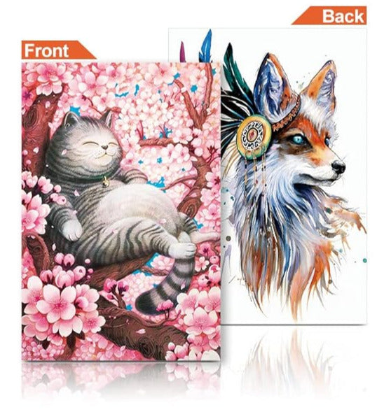 Buy Mini puzzle - sakura cat (double-sided) (234pcs) Puzzle