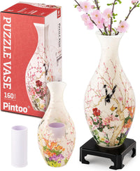 3D Puzzle Vase - Flowers and Birds