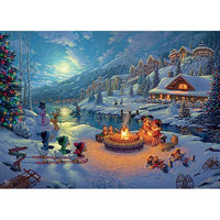 Mickey & Minnie Christmas Lodge, Thomas Kinkade (1000pcs)