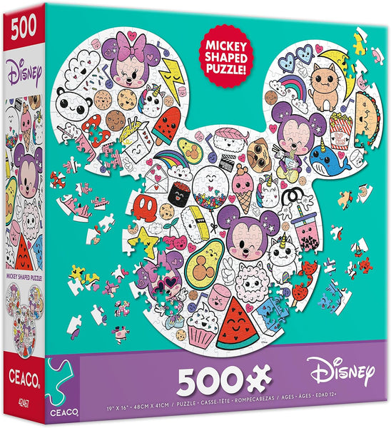 Buy Disney too cute shaped puzzle (500pcs) Puzzle Jigsaw Jungle