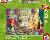 Puzzle Time with Cat, Eduard (1000pcs)