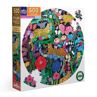 Jaguars and Butterflies (500pcs) (ROUND)