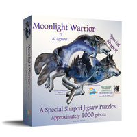 Shaped - Moonlight Warrior, Al Agnew (1000pcs)