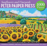 Tournesols et vignobles (1000pcs)