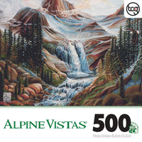 PFG Alpine Vistas - Eagles-Eye View (500pcs) (Usage/Used - PUZZLES FOR GOOD)