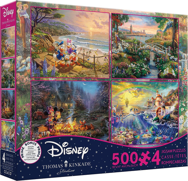 4- Thomas Kinkade 500 piece Disney Dreams Collection