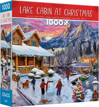 Classic Christmas - Lake Cabin at Christmas, David Maclean (1000pcs)