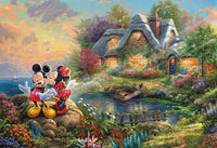 PFG Disney Dreams - Mickey and Minnie Sweetheart Cove, Thomas Kinkade (2000pcs) (Usage/Used - PUZZLES FOR GOOD)