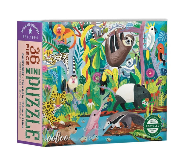 Buy Mini - wild habitats - rainforest (36pcs) Puzzle | Jigsaw Jungle
