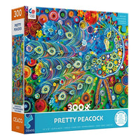 Pretty Peacock, Gail Marie Burrows (300pcs)