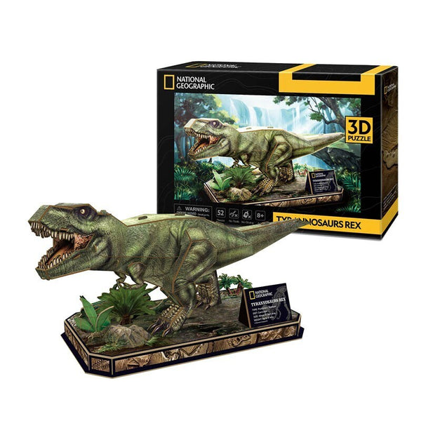 Buy National geographic - tyrannosaurus rex (3d puzzle) (52pcs) Puzzle