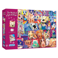 Le monde des chats et des chiens, Jody Wright (1000pcs)