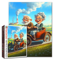 Playful Seniors - Happy Road Trip Grandma and Grandpa (1000pcs)
