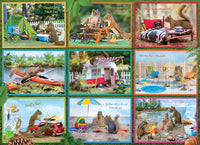 Écureuils en vacances (1000pcs)