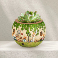 3D Puzzle Planter - Happy Reading