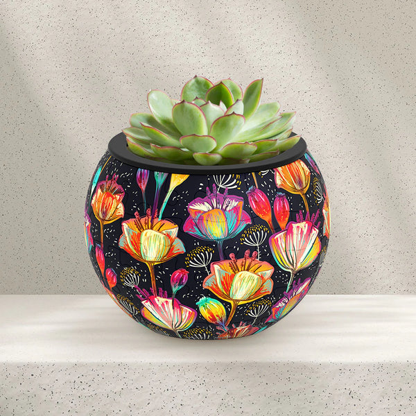 puzzle planter pot Buy 3d puzzle planter - colorful poppies Puzzle