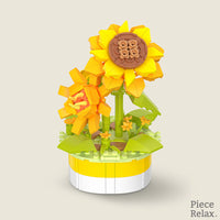 Mini Bricks Potted Plant - Sunflower (255pcs)