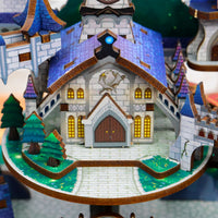 Boîte de musique - château magique (bois)