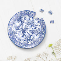 3D Puzzle Plate - Floral Ballet with Birds