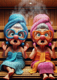 Playful Seniors - Sauna Surprise (1000pcs)