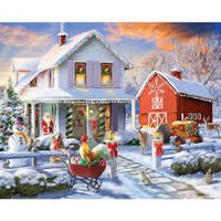 PFG Greeting Christmas Morning (Usagé/Used - PUZZLES FOR GOOD)