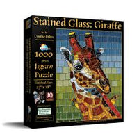 Stained Glass - Giraffe, Cynthie Fisher (1000pcs)