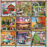 Neuf saisonniers (1000pcs)