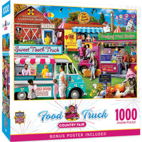 Coundre des camions de restauration - Country Fair, Karen Burke (1000pcs)