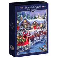 Santa And Sleigh (500pcs)