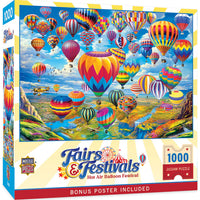 FAIRS ET FESTIVAUX - Festival de montgolfière (1000pcs)
