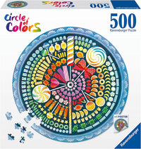 Cercle de couleurs de Ravensburger - Candy (500pcs)