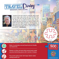 Travel Diary - Broadway, Times Square, David Maclean (500pcs)