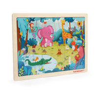 Animaux forestiers - en bois (24pcs)