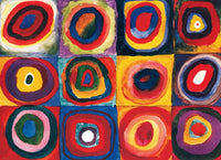 3D - Étude des couleurs des carrés (300pcs)