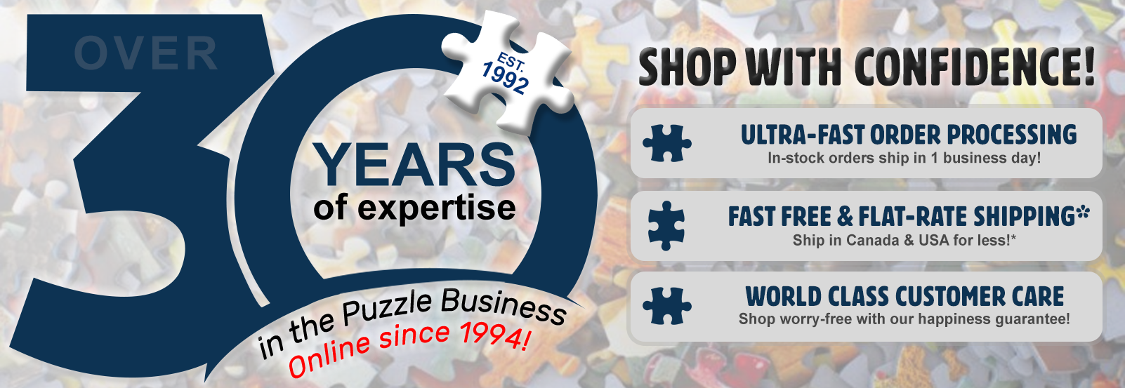 Puzzle Store - 30 years of expertise