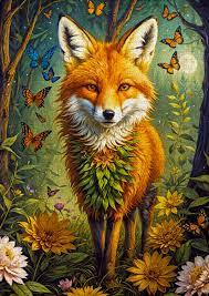 Fox enchanté (1000pcs)