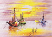 Sunset and Boats (1500pcs)