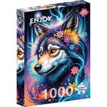 Portrait de loup magique (1000pcs)