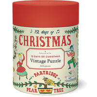 Vintage - 12 Days of Christmas (500pcs)