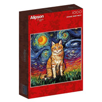 Orange Tabby la nuit (1000pcs)