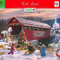 Classic Christmas - Red Barn, Greg Giordano (1000pcs)