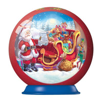 Le traîneau du Père Noël de Ravensburger (ornement de balle de puzzle de Noël 3D)