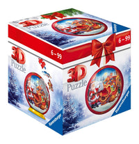 Le traîneau du Père Noël de Ravensburger (ornement de balle de puzzle de Noël 3D)