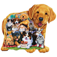 En forme de chiots (100pcs)