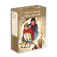 Break de 10 minutes - Young Love Sledding (Jeunes Amoureux de la Luge), Norman Rockwell (100pcs)