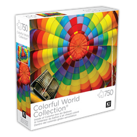 Monde coloré - à l'intérieur de la montgolfière colorée (750pcs)