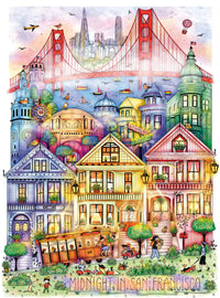 Cities at Midnight - San Francisco, Madalina Tantareanu (1000pcs)