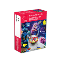 Break de 10 minutes-kitten dans un aquarium, Karen Burke (100pcs)