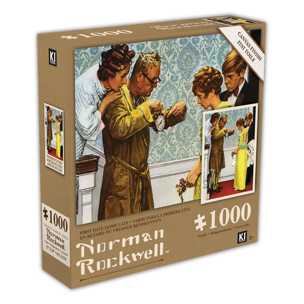 Buy First date home late, norman rockwell (1000pcs) Puzzle | Jigsaw Jungle